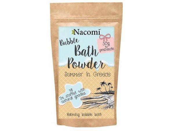 Nacomi Natural Relaxing Bubble Bath Powder Summer in Greece 100 g
