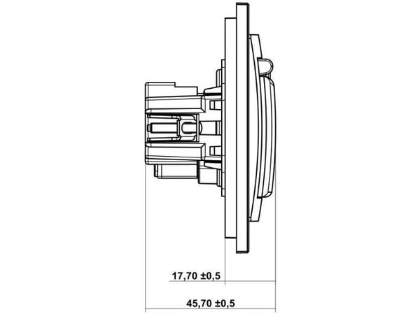 Karlik 8DGPB-1zd, IP44, 250 V, 16 A