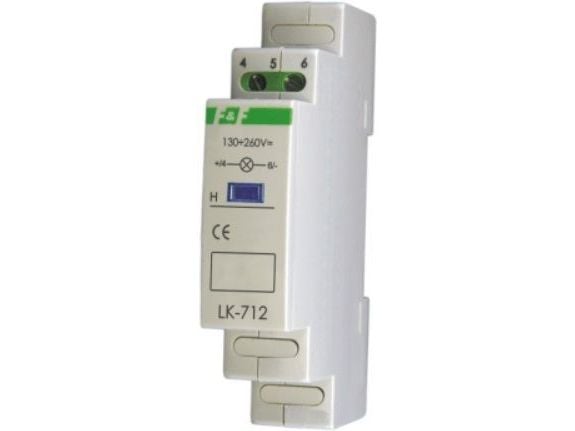 F&F modullampe 1-fase grønn 30-130V AC/DC (LK-712G 30-130V)