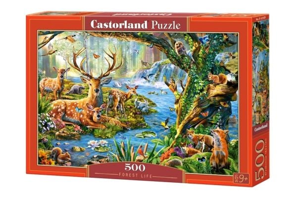 Castorland Forest Life, 500 kpl, Kasvit ja eläimistö, 9 vuosi/vuosia