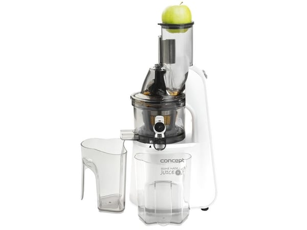 Concept LO-7066, Saft presse, Sølv, Hvit, 60 RPM, 1 l, 1 l, 7,5 cm