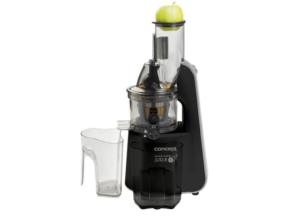 Concept LO-7067, Saft presse, Sort, Sølv, 60 RPM, 1 l, 1 l, 7,5 cm