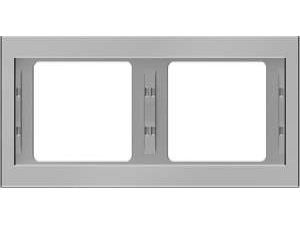Hager 13637004, Rostfritt stål, Rostfritt stål, 158 mm, 80,5 mm, 2 styck