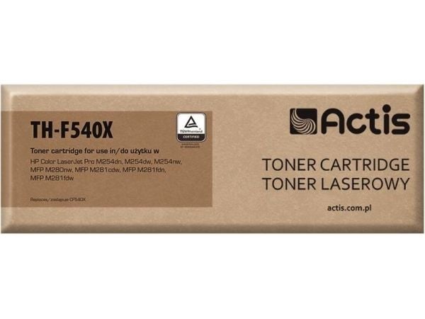 Actis Toner TH-F540X replacement HP 203X CF540X Supreme 3200 pages - Kompatibel - Tonereinheit, 3200 sider, Sort, 1 stykker