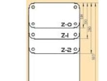 ELEKTROPLAST monteringsplåt Z1 0 24