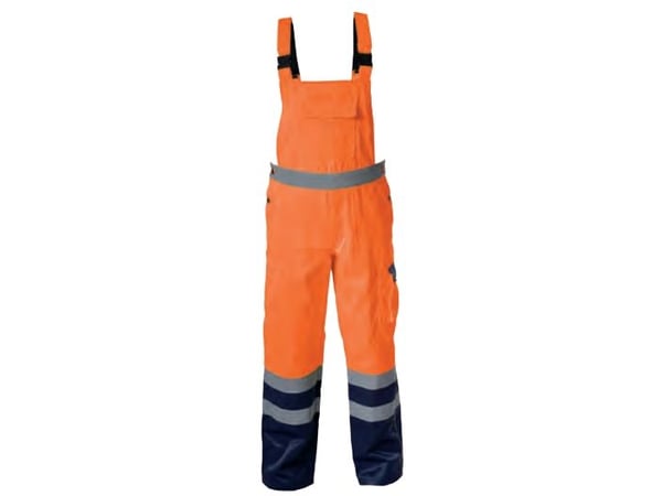 Lahti Pro varselbyxor hängselbyxor sommar strl L orange (L4110403)