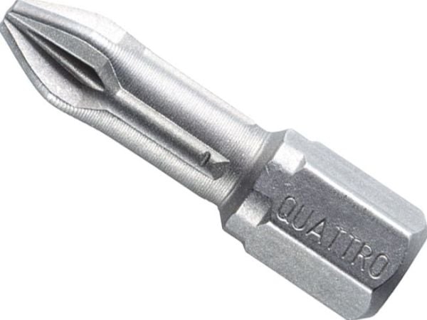 Makita P-06096, 10 stykker, Pozidriv, PZ 1, 25 mm, 25,4 / 4 mm (1 / 4"), Sekskantet