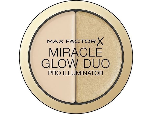 MAX FACTOR MAX FACTOR_Miracle Glow Duo Pro Illuminator lysende Ansigtskorrigerer 10 Lys 11g