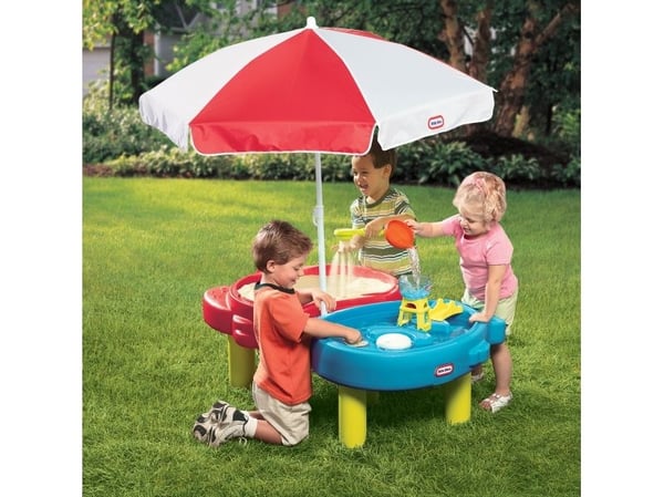 Little Tikes Sand & Sea Play Table, Sand og vann-bord, 2 år, Plast, Blå, Rød, Gult