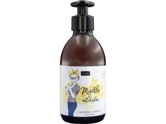 LaQ Naturlig fuktighetsgivende flytende såpe med bananekstrakt 300ml