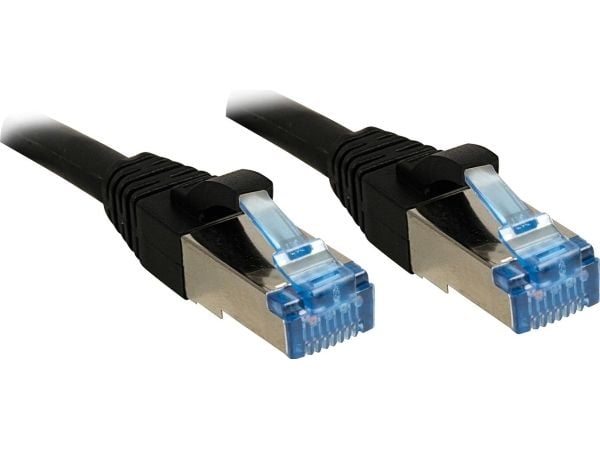 Lindy 47181, 5 m, Cat6a, S/FTP (S-STP), RJ-45, RJ-45, Svart