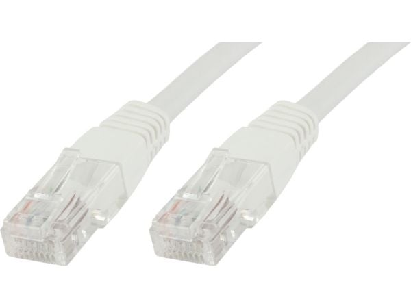 MicroConnect Value Pack - Nettverkskabel - RJ-45 (hann) til RJ-45 (hann) - 3 m - 6 mm - UTP - CAT 6 - rund, flertrådet - hvit (en pakke 10)