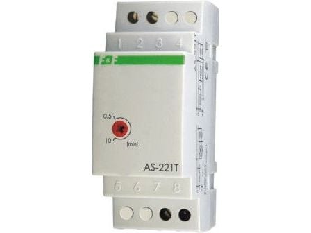 F&F portaikon automaattinen valokatkaisija 10A 0,5-10min 230V AC (AS-221T)