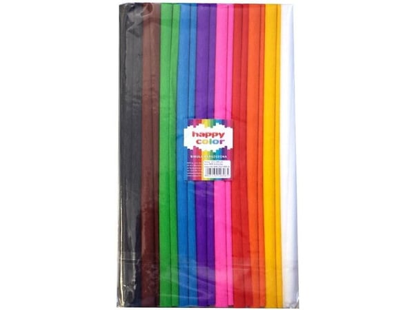 Krøllet silkepapir 25x200 cm mix A – 10 ruller