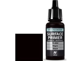 Vallejo 70.602, Grunning, Metall, Plast, Polyvinylklorid (PVC), Tre, Ferdigmikset, Messing, Metall, Plast, Tre, Sort, Matt