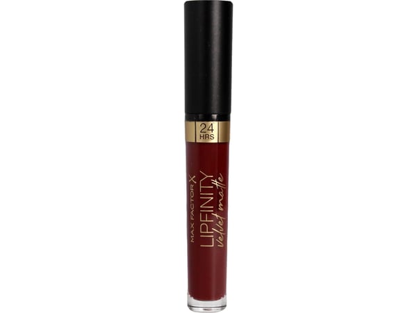 Max Factor Lipfinity Velvet Matte, Violetti, Satin Berry, 1 väriä, Väritys, Ravitseva, Naisten, Matta