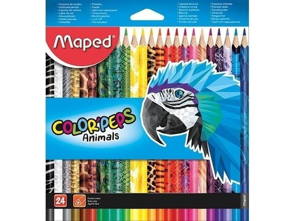 Maped Colour''Peps, eri värejä, 24 kpl