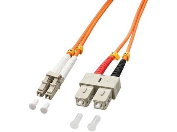 Lindy 1.0m OM2 LC - SC Duplex, 1 m, OM2, LC, SC, SC