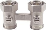 Honeywell dubbel avstängningsventil för kompakta radiatorer, konisk tätning 3/4" - V2495DX020