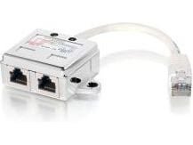 Equip 127603, Cat5e, Metallisk, Hvit, 0,15 m, Hankjønn/hunkjønn, -40 - 80 °C, 58 mm