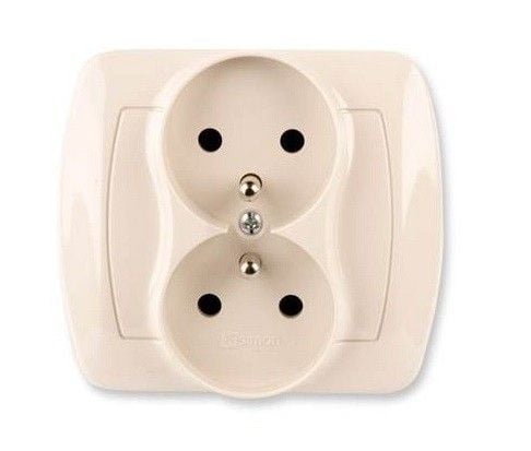 Yhteystiedot Simon Kaksoispistorasia AKORD Z/U, beige