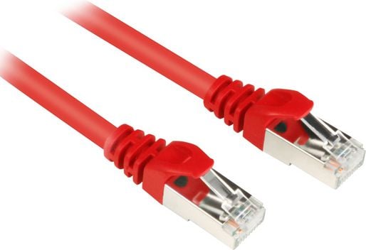 Sharkoon - Koblingskabel - RJ-45 (hann) til RJ-45 (hann) - 2 m - SFTP - CAT 6 - grå