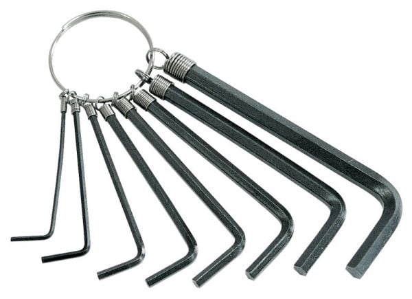 Mega unbrakonøkkelsett hex type L 1,5–6 mm, 8 deler (48008)
