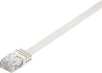 MicroConnect - Nätverkskabel - RJ-45 (hane) till RJ-45 (hane) - 1.5 m - UTP - CAT 6 - tvinnad, platt - vit