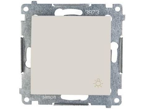 Kontakt-Simon DS1.01/41, Painikekytkin, Muovi, Valkoinen, IP20, IP44, 250 V, 10 A