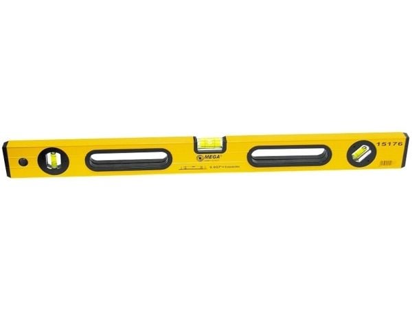 Mega vaterpass med håndtak, 3 libeller 60 cm - 15176