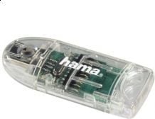 Hama - Kortleser - 8-i-1 (MMC, SD, miniSD, microSD, MMCplus, SDHC) - USB 2.0