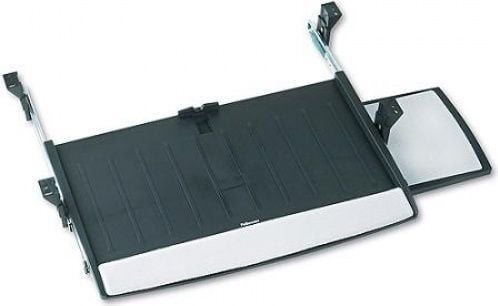 Fellowes Office Suites Deluxe - Tastaturskuff - svart, sølv