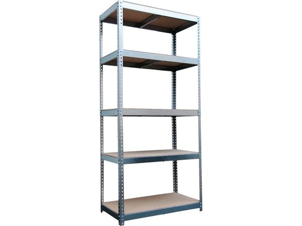 STABIL metallhylle skruesett 180x90x40 200kg galvanisert HDF