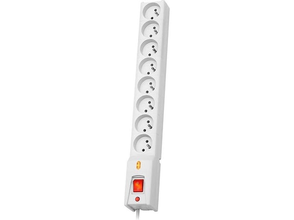 LESTAR LX 810 - Strømstødsbeskytter - AC 230 V - 2300 Watt - output-stikforbindelser: 8 - grå