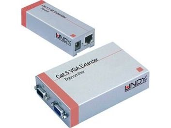 Lindy AV-signaloverføringssystem VGA-forlengeradapter til RJ-45 CAT5e/6 Lindy 32537 opp til 300m