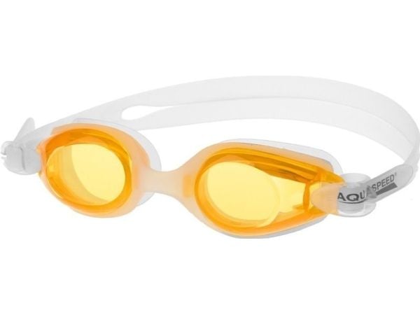 Aqua-Speed Ariadna 14 svømmebriller hvit/oransje (48038)