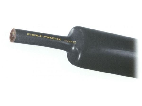 CellPack krympslang med lim svart 8 mm 2 mm krymphastighet 3:1 (1 st)