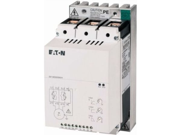 Eaton DS7-340SX055N0-N 134917 Pehmokäynnistysyksikkö Moottorin teho 400 V:lla 30 kW Moottorin teho 230 V:lla 15 kW 24 V/DC Nimellisvirta 55 A