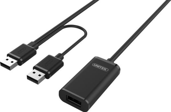 Unitek USB 5.0m svart