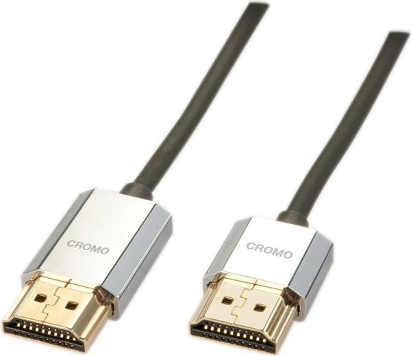 Lindy 41675, 3 m, HDMI Type A (Standard), HDMI Type A (Standard), 3D, 10,2 Gbit/s, Grå