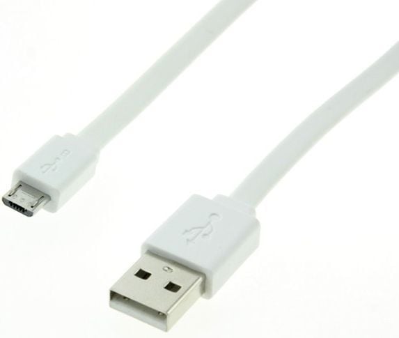 ROLINE USB 2.0, A - Micro B, M/M, 1m, 1 m, USB A, Micro-USB B, USB 2.0, Hankjønn/hankjønn, Hvit