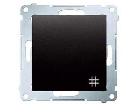 Kontakt-Simon DW7.01/48, Plast, Anthracit, IP20, IP44, 250 V, 10 A, 75 mm