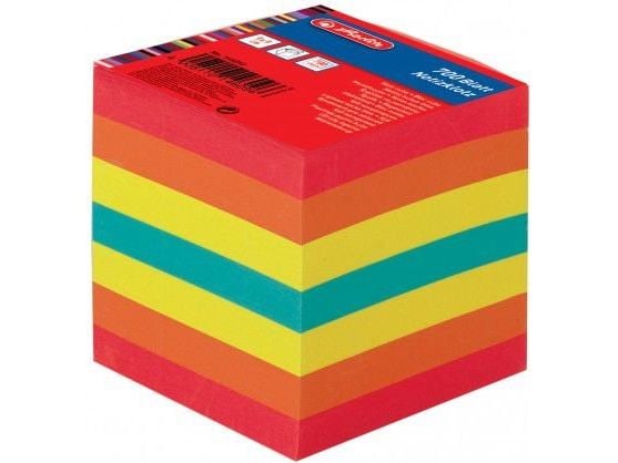 Herlitz 00146092, kvadratisk, flerfarget, papir, 90 mm, 90 mm, 700 ark
