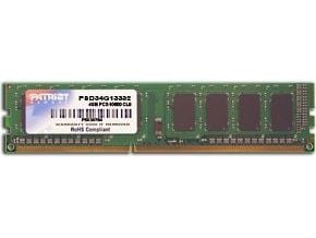 Patriot Signature Line - DDR3 - modul - 4 GB - DIMM 240-pin - 1333 MT/s / PC3-10600 - CL9 - 1.5 V - ikke-bufret - ikke-ECC