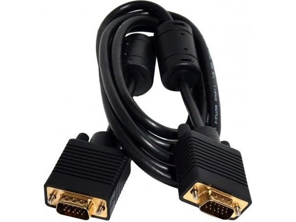 ART AL-OEM-3 - VGA-kabel - HD-15 (VGA) (hann) til HD-15 (VGA) (hann) - 5 m - tommelskruer