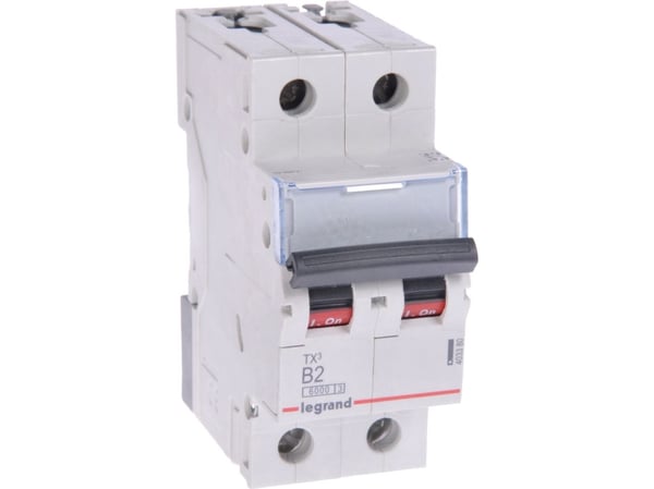 Legrand TX3, Dvärgbrytare, Typ B, IP20, 240 - 415 V