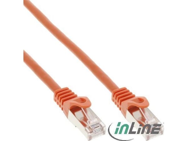 InLine 72550O, 0,5 m, Cat5e, SF/UTP (S-FTP), Oranssi