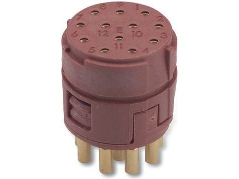 Lapp EPIC SIGNAL M23, Rett, Hunkjønn, 100 V, 7 A, Brun, Metall