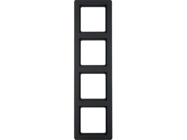 Berker 10146086, Anthracit, Duroplast, Skrueløs, Berker, 2 stk