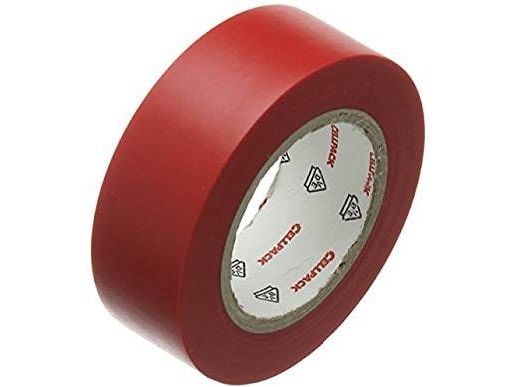 Cellpack isoleringstejp 128 PVC röd 10 m (145812)